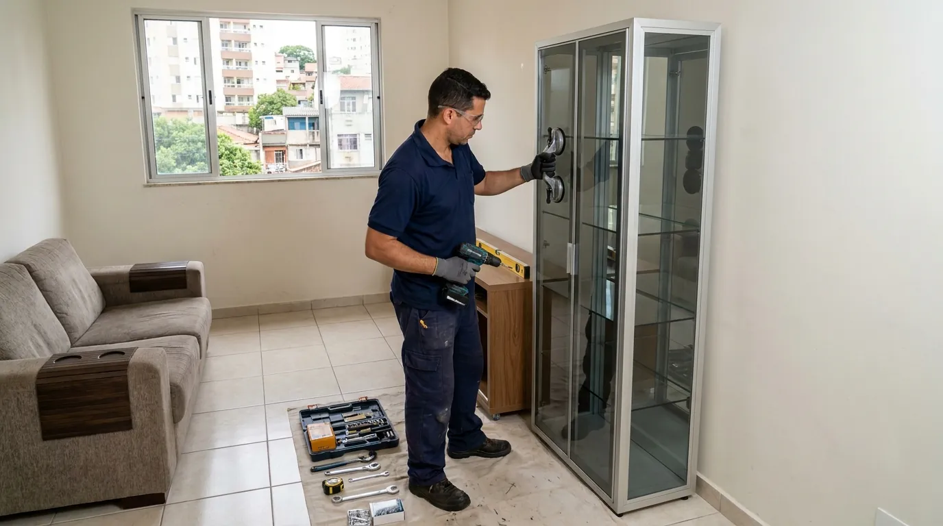 Móveis planejados em vidro em Piracicaba
