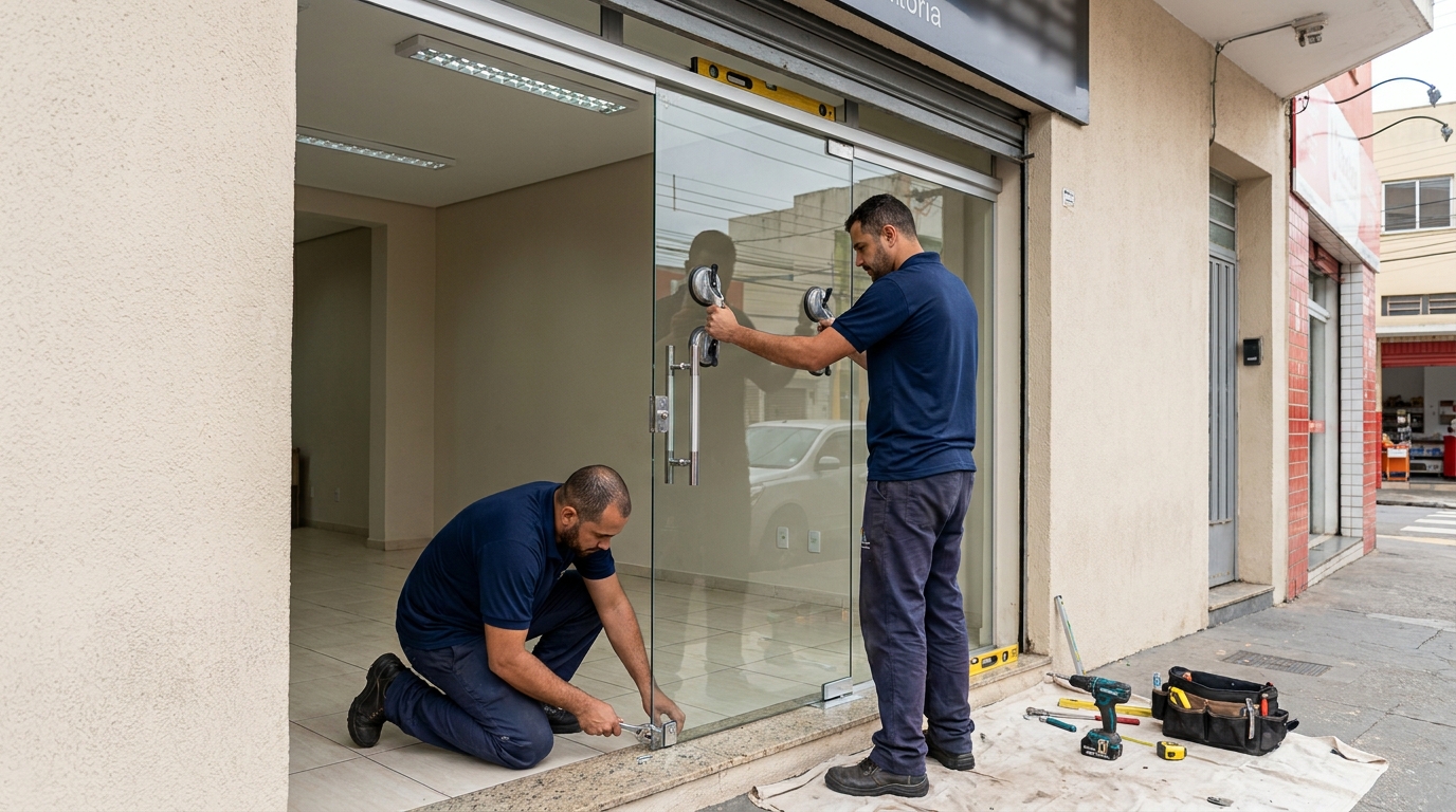 Portas Residenciais e Comerciais em Piracicaba‑SP