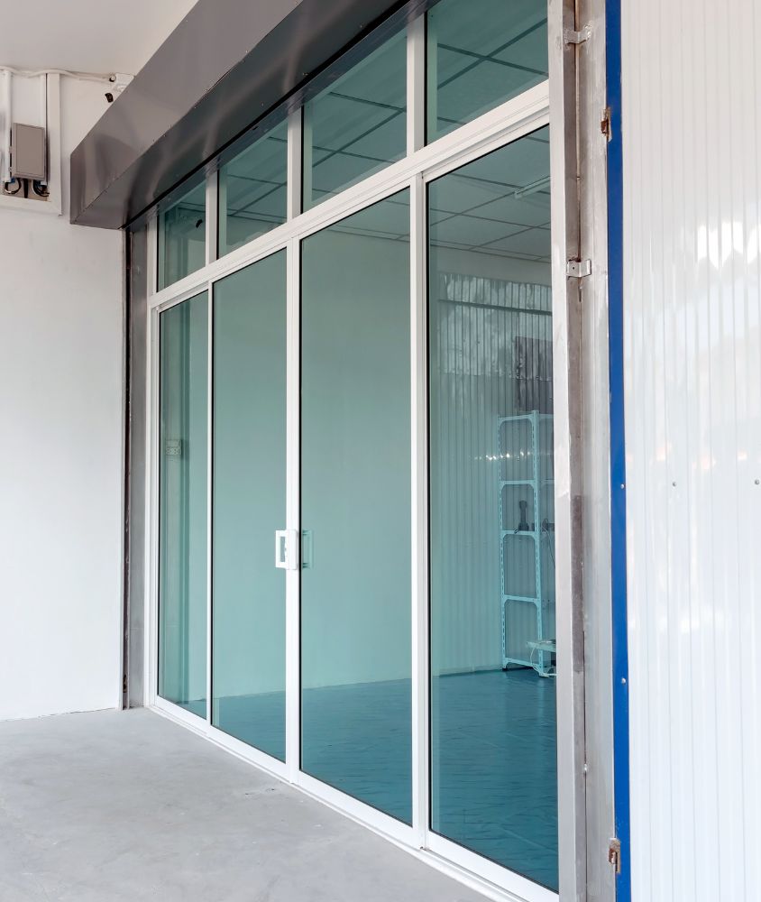 porta de vidro em Piracicaba